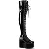 DemoniaCult - CAMEL300 Plattform Overknee Stiefel - Schwarz Product image